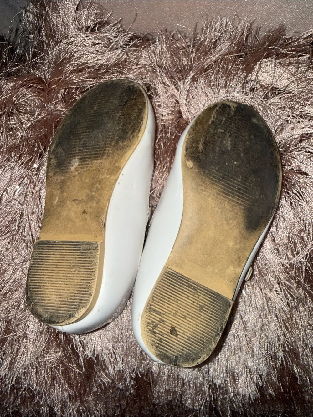 Janie and Jack White Girls' Mary Jane Dress Shoes